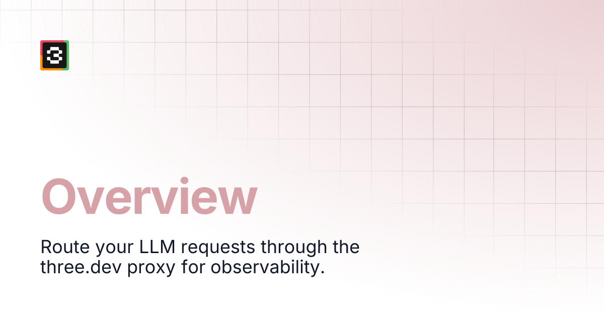 Overview | Three.dev Documentation